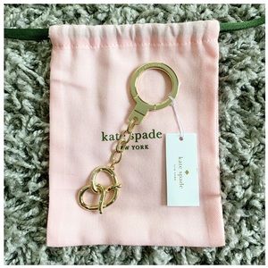 ♠️🥨 NWT Kate Spade Jeweled Pretzel Keychain 🥨♠️